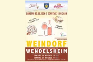 Mehr über den Artikel erfahren Einladung zum Wendelsheimer Weindorf